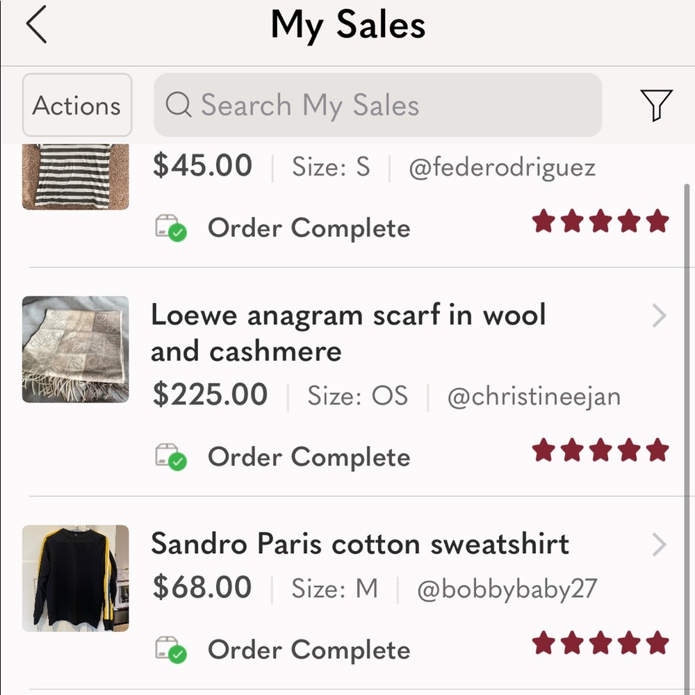 All 5-star reviews